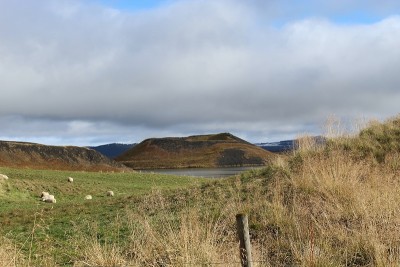 冰岛Myvatn的伪火山口