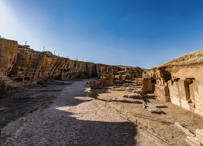 Artuklu, Mardin / Turkey, 2018年6月10日。古城市，马丁