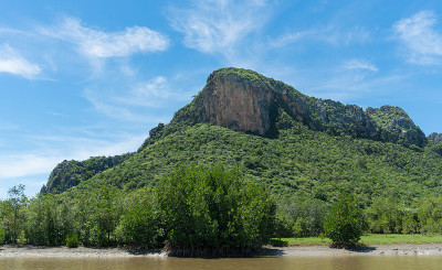 Khao Dang Stone或Rock Mountain或Hill在Prachuap Khiri 