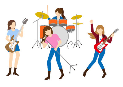 女孩带