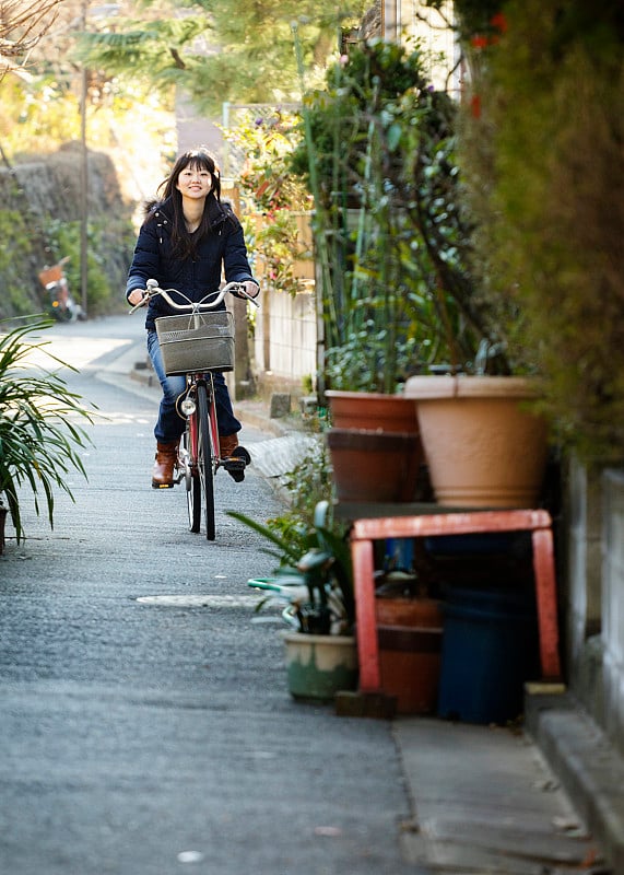 日本女子骑自行车