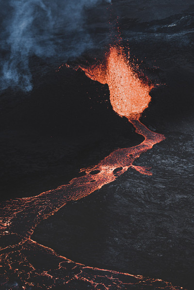 Geldingadalur火山，冰岛