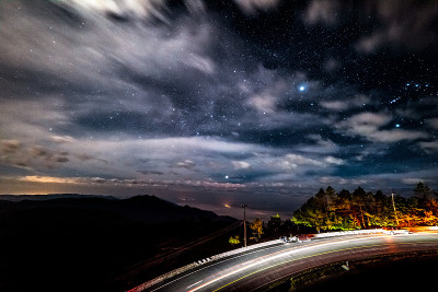 泰国高峰上的星星观