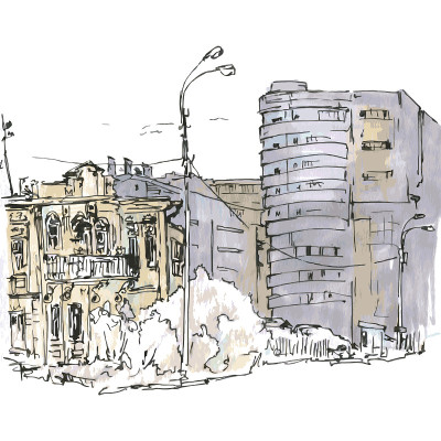 城市示意图