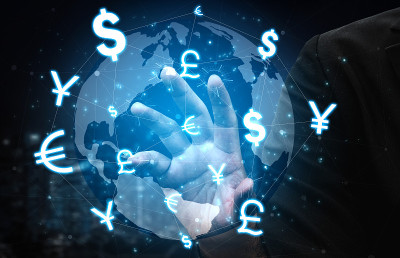 货币兑换全球外币金融。