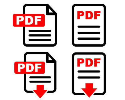 PDF图标材质插图/矢量