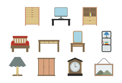 室内家具图标