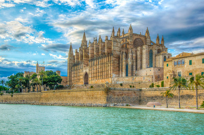 西班牙马略卡的Catedral de Mallorca