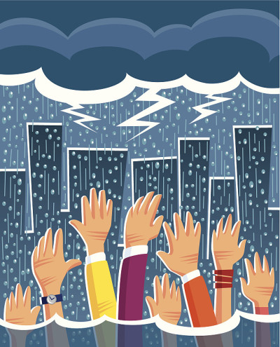大雨