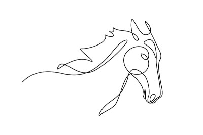 马的画像