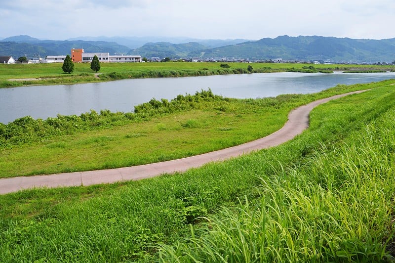 日本福冈市浅仓市久吾河