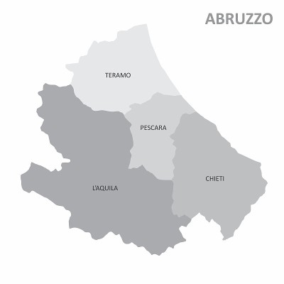 阿布鲁佐地区地图