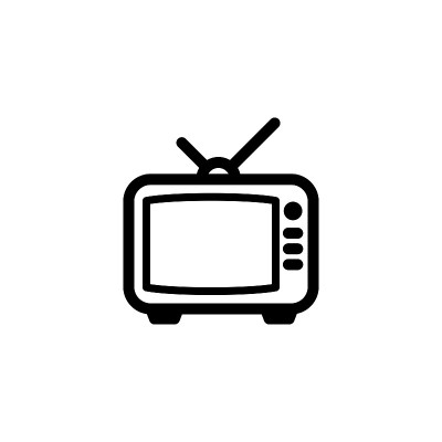 电视图标标志插图设计
