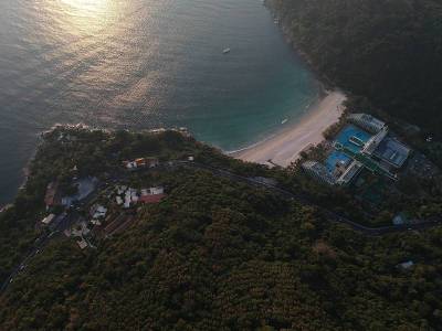 泰国普吉岛全景鸟瞰图