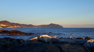 海上日落