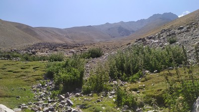 阿富汗伊什哈希姆地区的山景