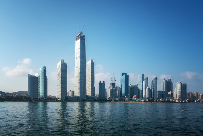 青岛建筑景观天际线