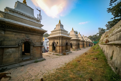 Pashupatinath的古老寺庙