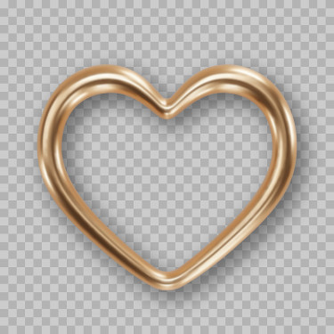 3d shiny heart