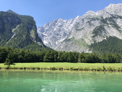 景观Königssee在贝希特斯加登