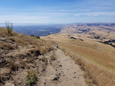 山顶步道，Mission Peak，弗里蒙特，加州