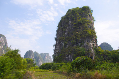 中国桂林山区