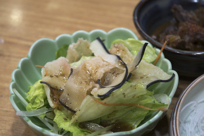 传统的鲸鱼菜
