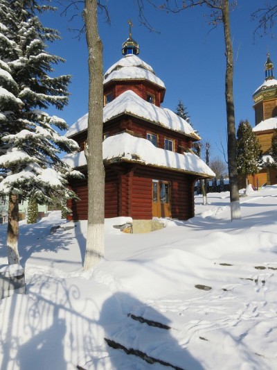 Peter和Paul Church在Vorokhta
