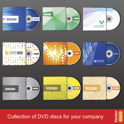 Cd或dvd设计模板的公司介绍