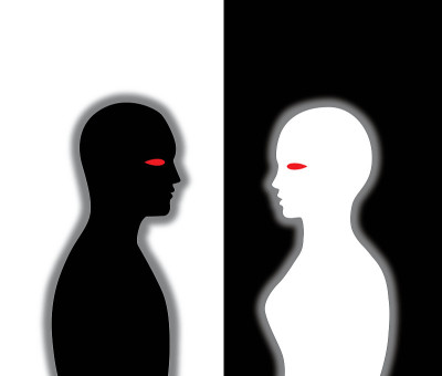 黑人和白人，男人和女人