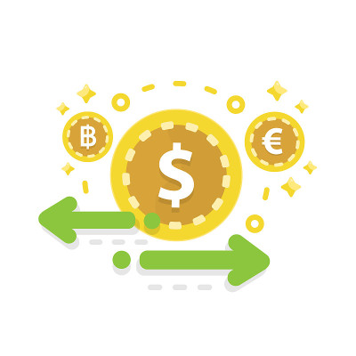 货币兑换。快速货币兑换的在线经济应用程序。汇率。
