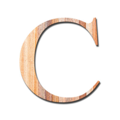木头字母C