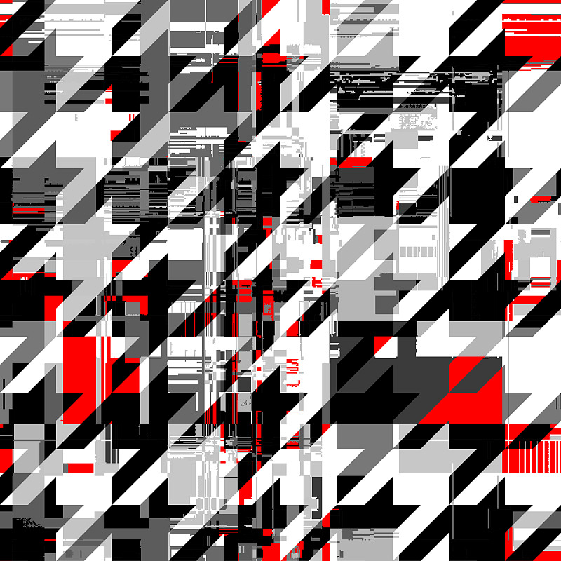 Vector image with imitation of grunge datamoshing 