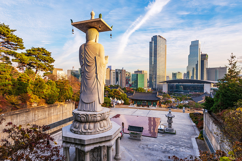 韩国首尔江南城的奉子寺