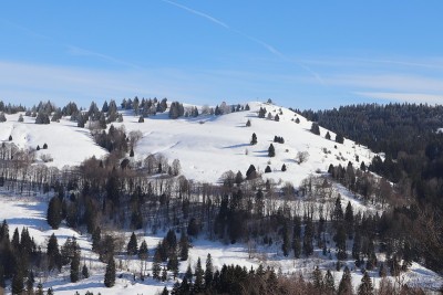 山-雪下的山- BAUGES山- SAVOIE
