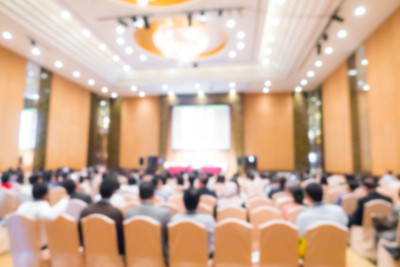 抽象模糊商务会议