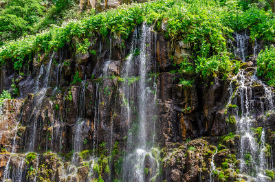 Dashbashi canyon, waterfalls in Tsalka region, Geo