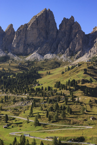 Pas Gardena, Alta Badia, Italian Dolomites