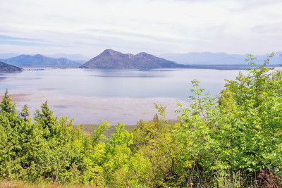 黑山。斯卡达湖国家公园
