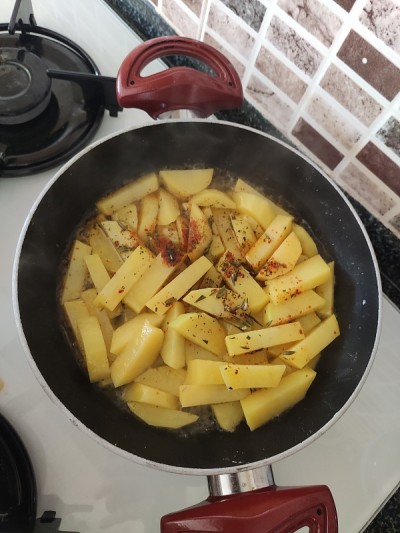 香辣土豆蒸