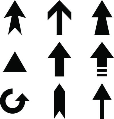 矢量箭头集合