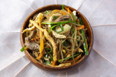 韩国食品Japchae