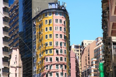 香港的七彩建筑