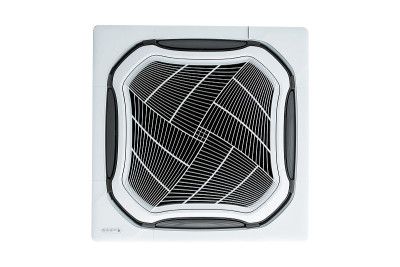 空调排气孔隔离在白色背景上。