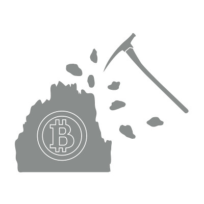 比特币的挖掘。数字货币。