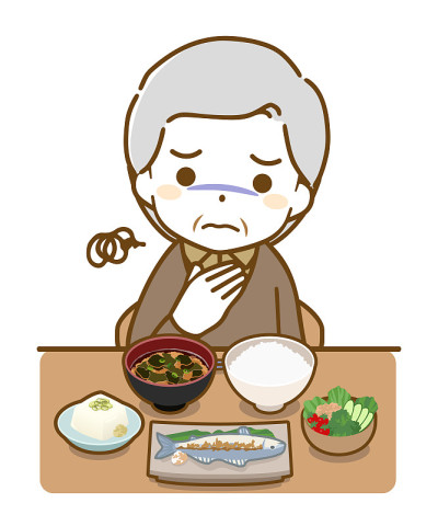 食欲不振的老人食欲不振的老人