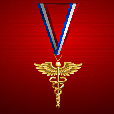 矢量Caduceus医学符号