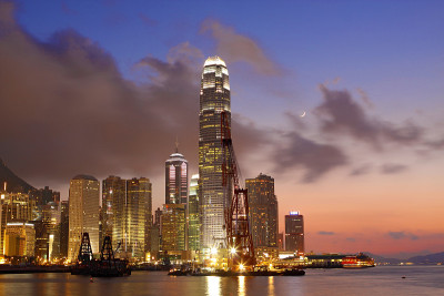香港日落