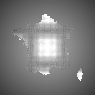 法国的地图