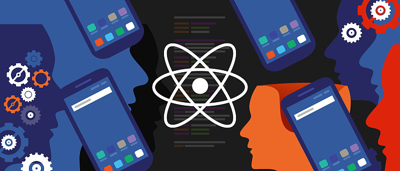 React原生移动编程编码开发者软件智能手机齿轮行代码